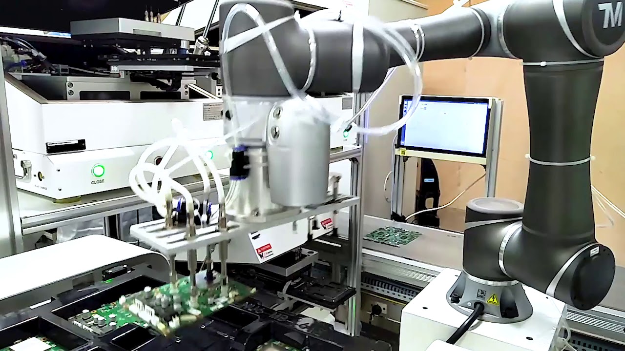 SMT Testing Process Techman Robot Application
